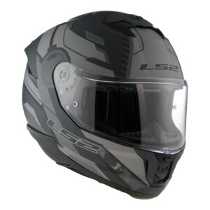 LS2 FF808 Stream II Shadow Road Helmet Matte Titanium / Grey - Image 17
