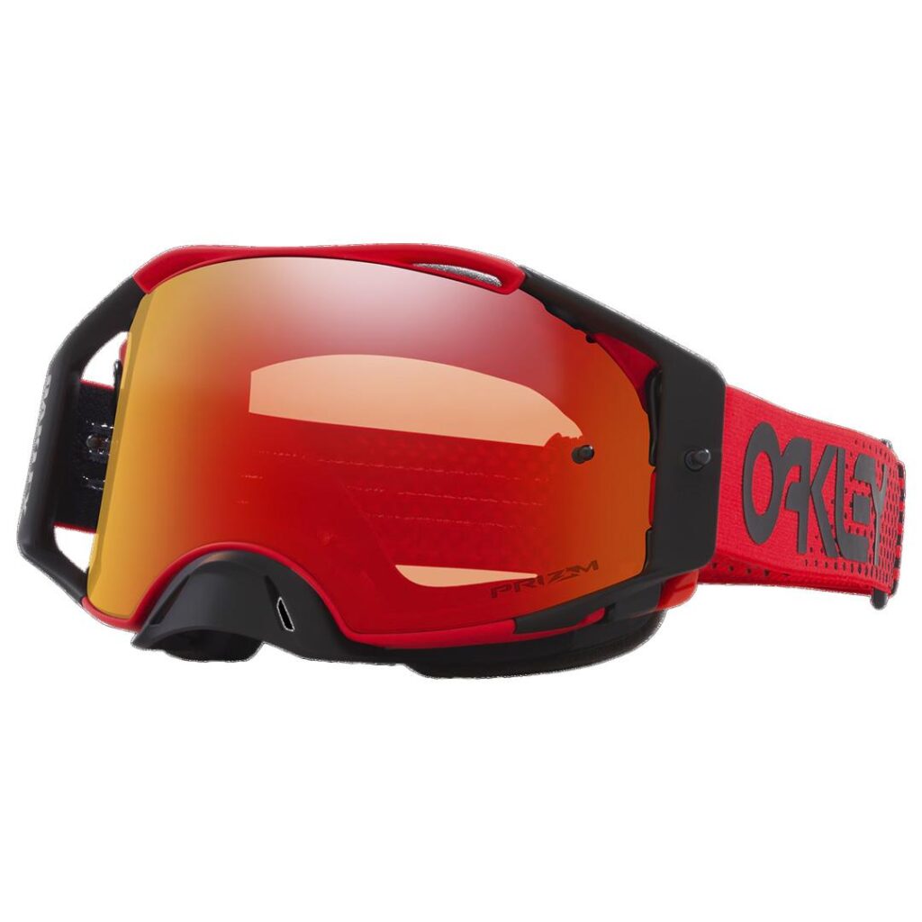 Oakley AirBrake Motocross Goggle Moto Red B1B w/ PRIZM Torch