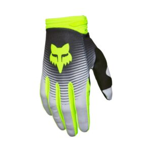Fox 180 Collect Motocross Glove Grey/Yellow - Image 1