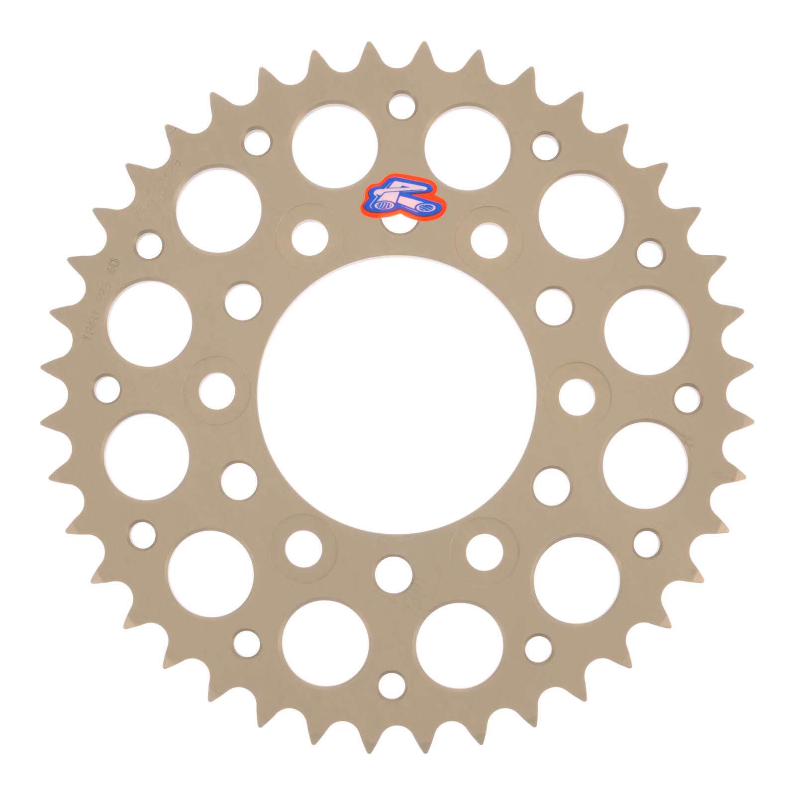 Renthal Sprocket Rear Silver 40T Alloy 7075 T6 Grooved Kawasaki - Image 1