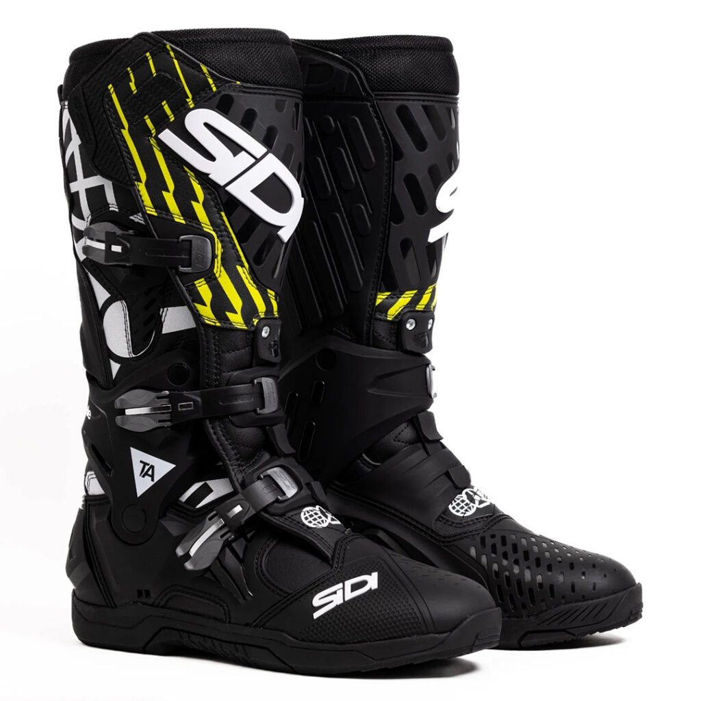 Sidi Crossair TA The Arsenale Motocross Boots Black Yellow
