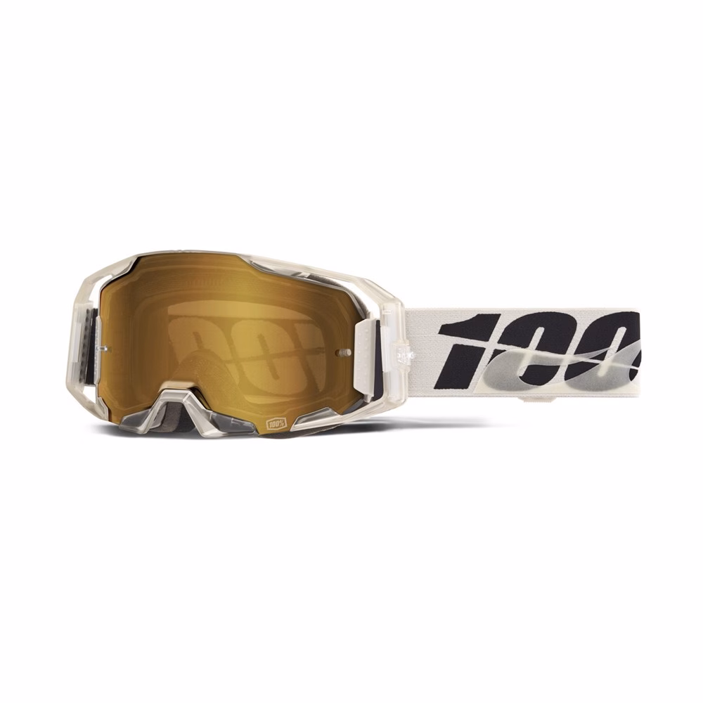 100% ARmatic Motocross Goggle Pitch - Mirror True Gold Lens