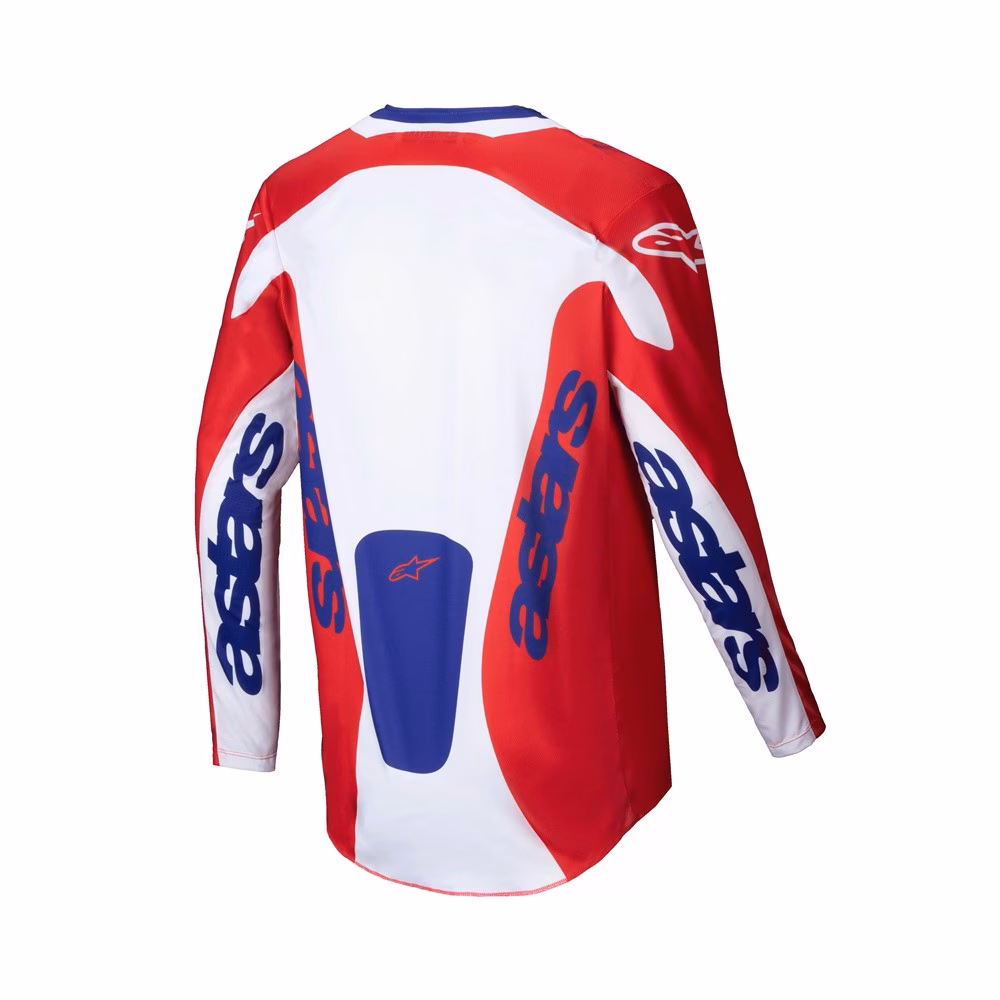 Alpinestars Racer Veil Motocross Jersey Bright Red/White