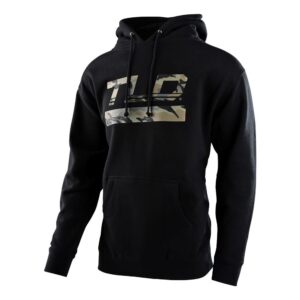 Troy Lee Designs Speed Logo Pullover Hoodie Black - Image 1
