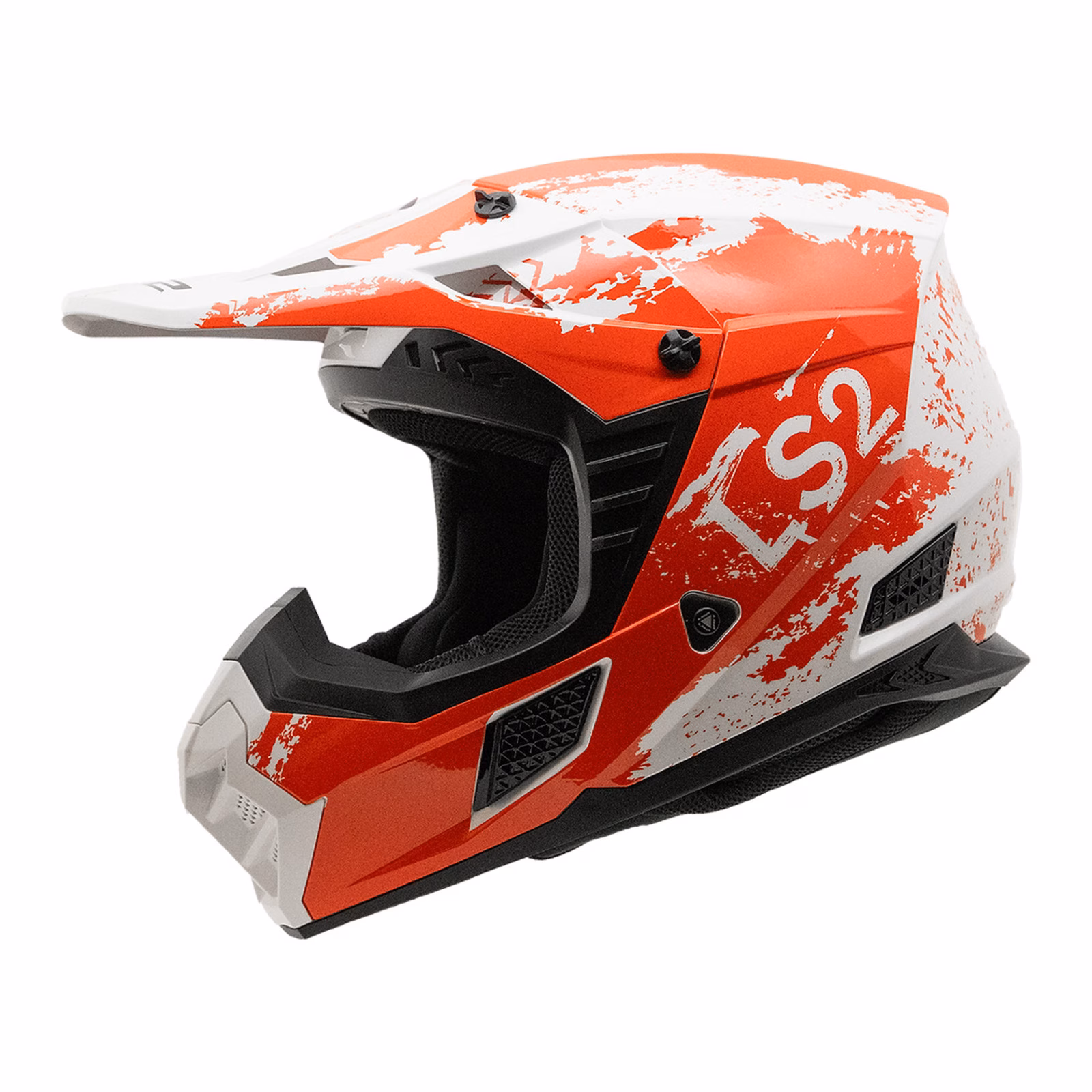 LS2 MX706J Coz Hyde Motocross Helmet Youth Red / White - Image 1