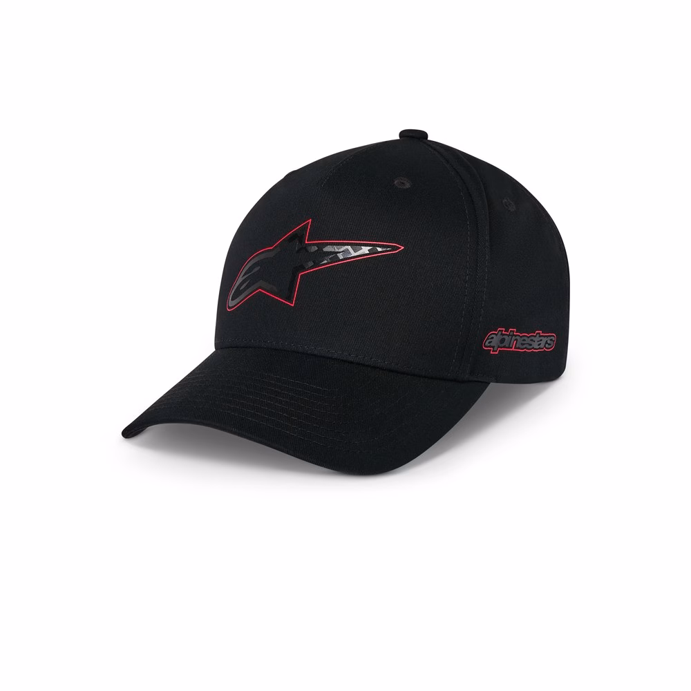 Alpinestars Carbon Fibre Snapback Hat Black