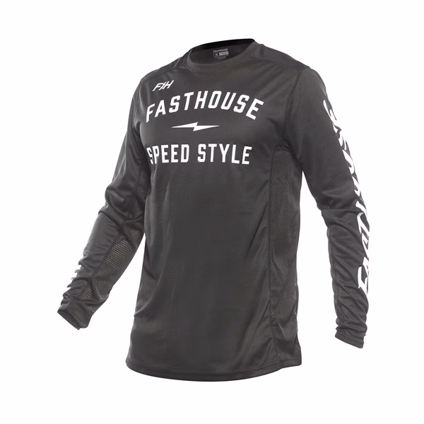 Fasthouse Grindhouse Grit Motocross Jersey Youth Black