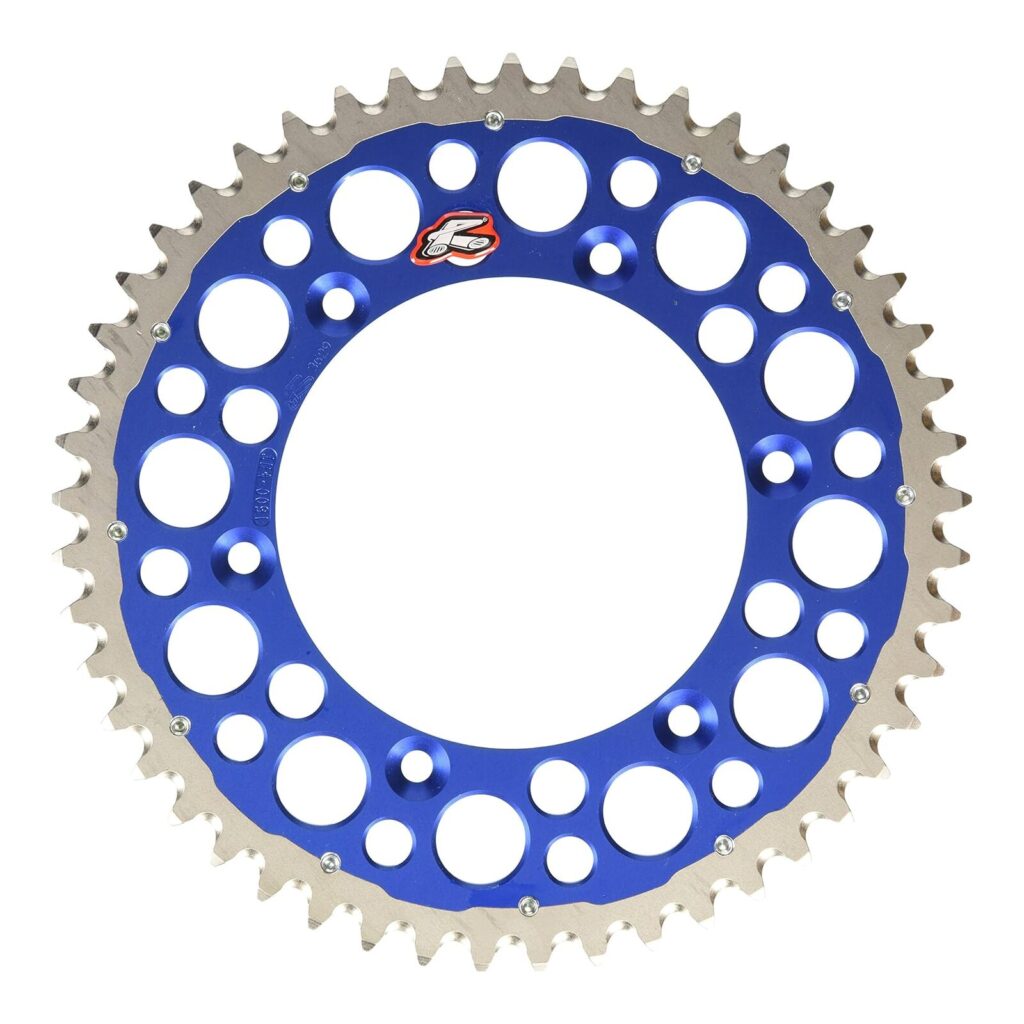 Renthal Sprocket Twinring Blue 49T Bi-Metal Grooved Packed