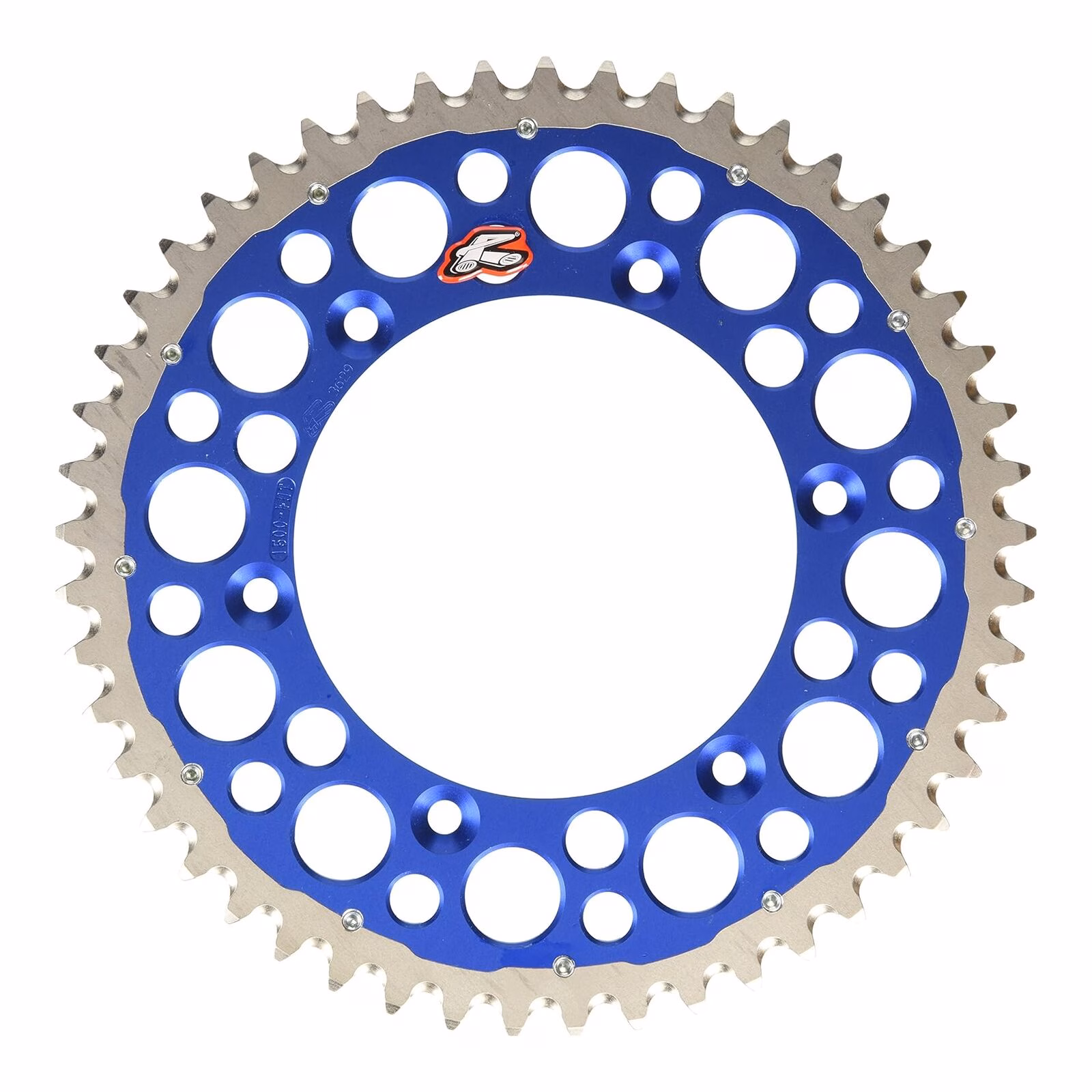 Renthal Sprocket Twinring Blue 49T Bi-Metal Grooved Packed - Image 1