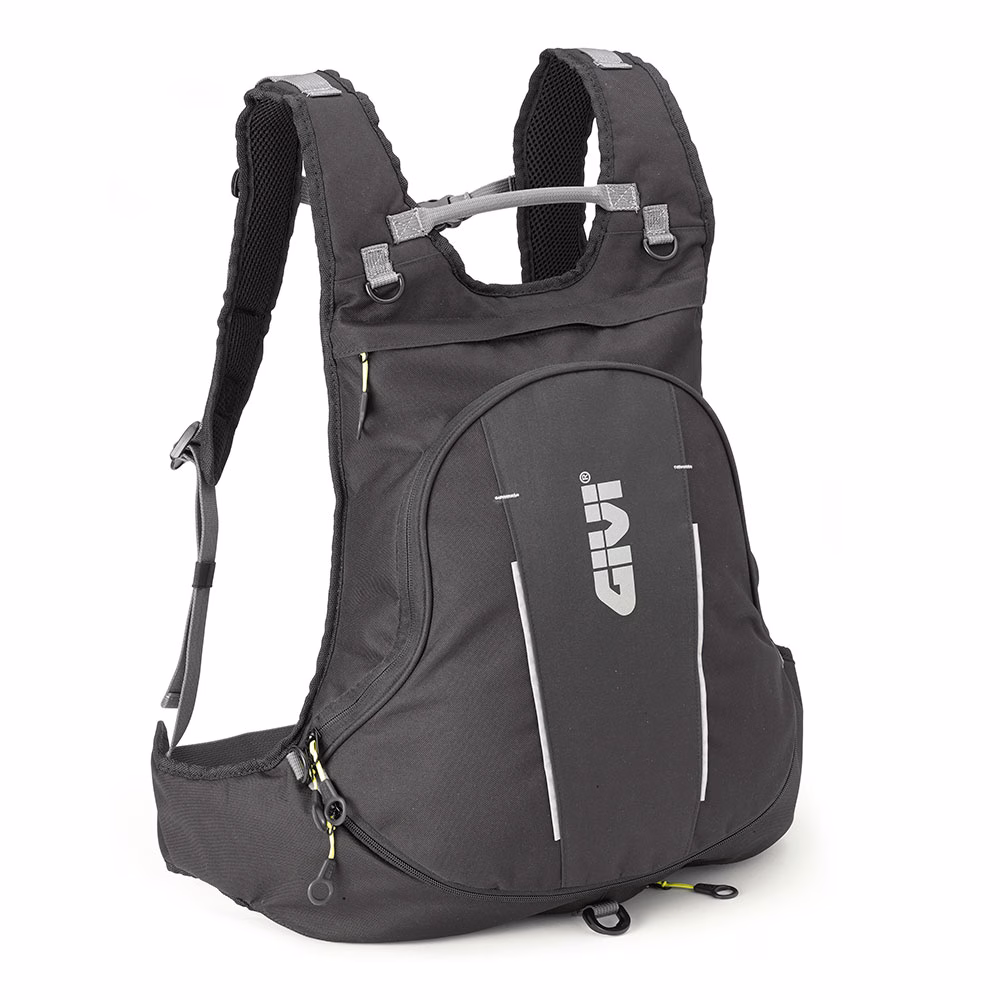 GIVI BACKPACK 22LT EXPANDABLE WITH HELMET HOLDER BLACK
