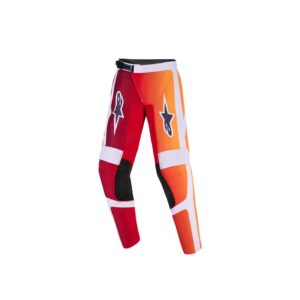 Alpinestars Fluid Portl Motocross Pants Youth Red/Light Gray/Dark Gray - Image 1