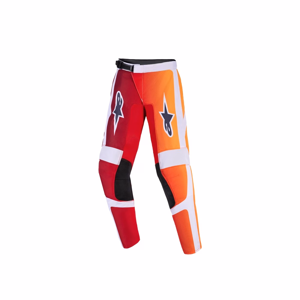 Alpinestars Fluid Portl Motocross Pants Youth Red/Light Gray/Dark Gray