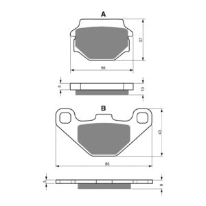 GOLDfren Brake Pads - S3 Sintered Sports - Image 1