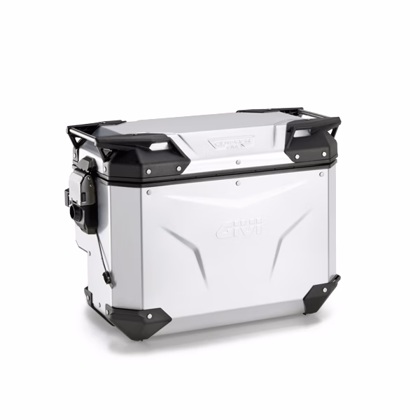 Givi Trekker Outback EVO Cam-Side Painner Right 40lt Alu Anodised Lock Seperate