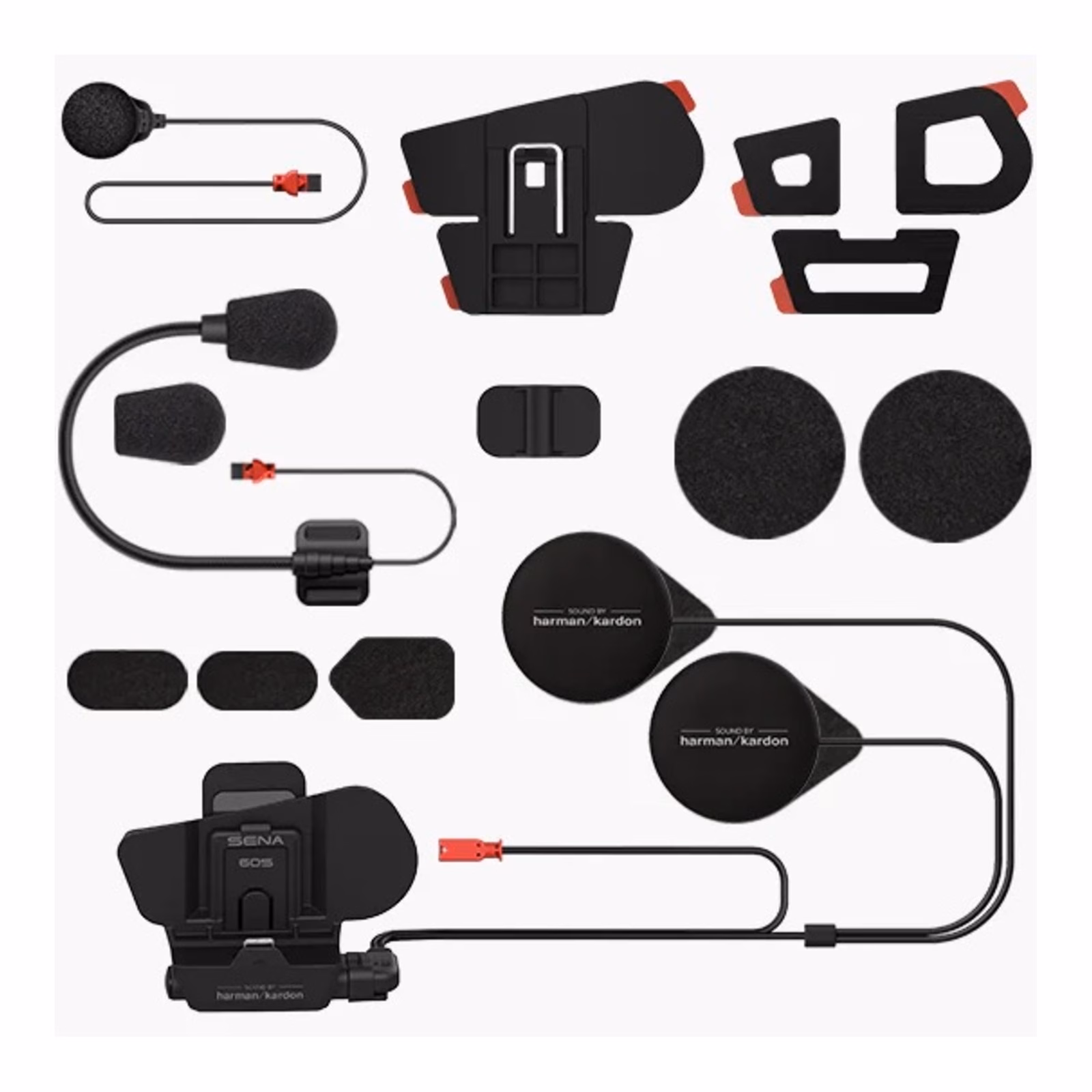 Sena 60S Helmet Clamp Kit with Universal Microphone Kit - Image 1