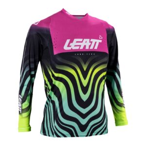 Leatt 4.5 Junior Motocross Jersey Tiger Pink - Image 1