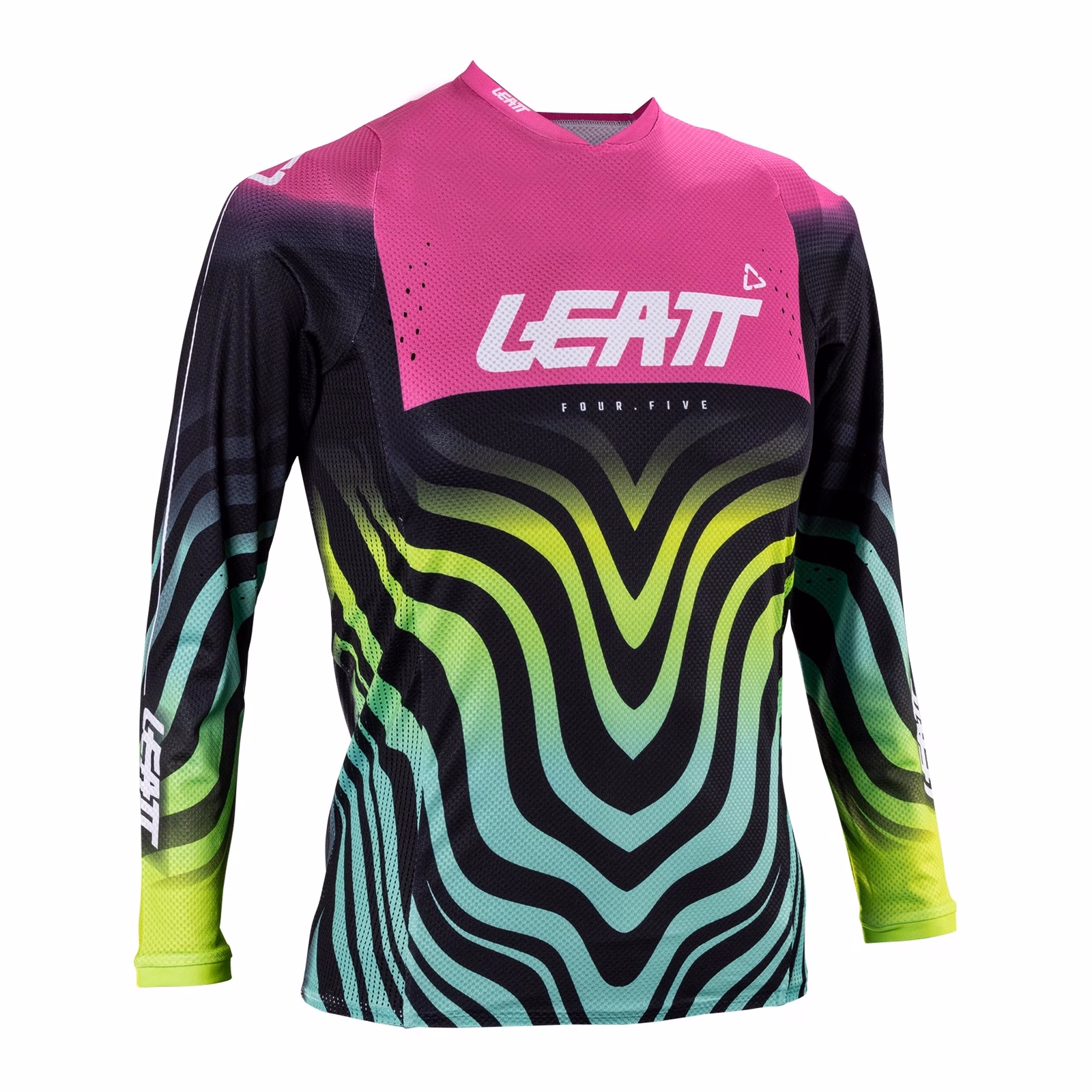 Leatt 4.5 Junior Motocross Jersey Tiger Pink - Image 1
