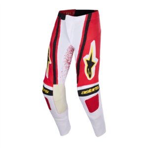 Alpinestars Techstar Nomur Motocross Pants Light Gray/Red/Black - Image 1