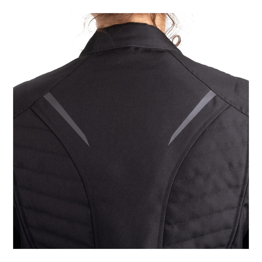 Oxford Valencia 3.0 Waterproof Dry2Dry Women's Textile Road Jacket - Black
