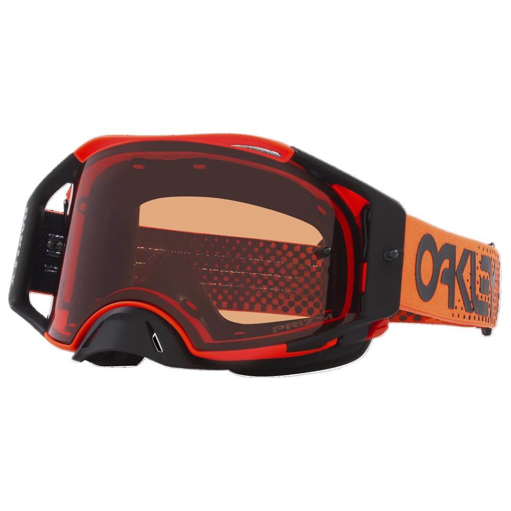 Oakley AirBrake Motocross Goggle Moto Orange B1B w/ PRIZM Bronze