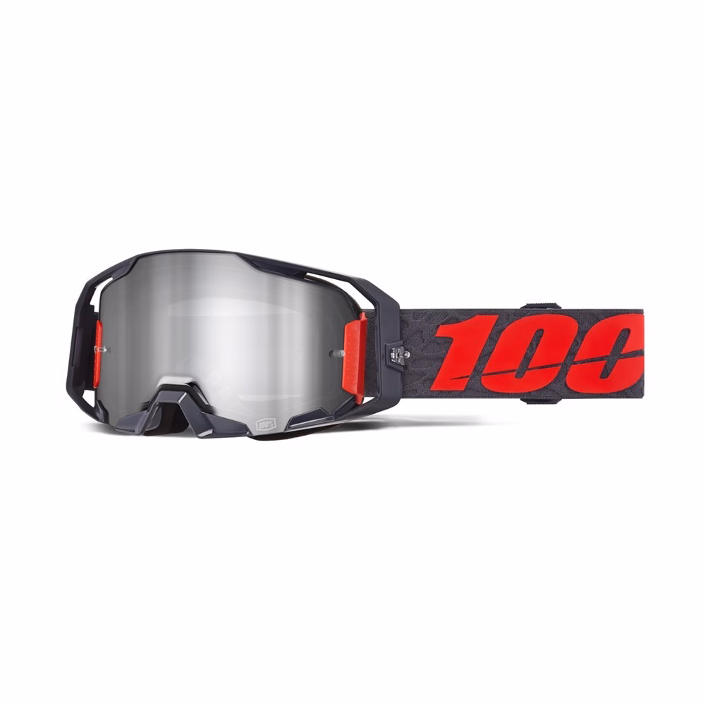 100% ARmatic Motocross Goggle Turo - Silver Mirror Lens