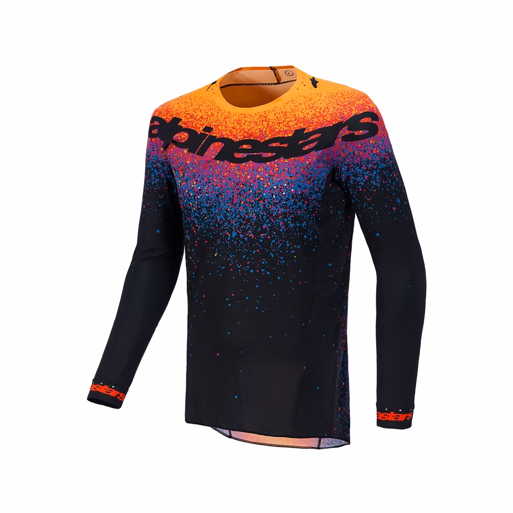 Alpinestars Supertech LE Black Hole Motocross Jersey Black Burst