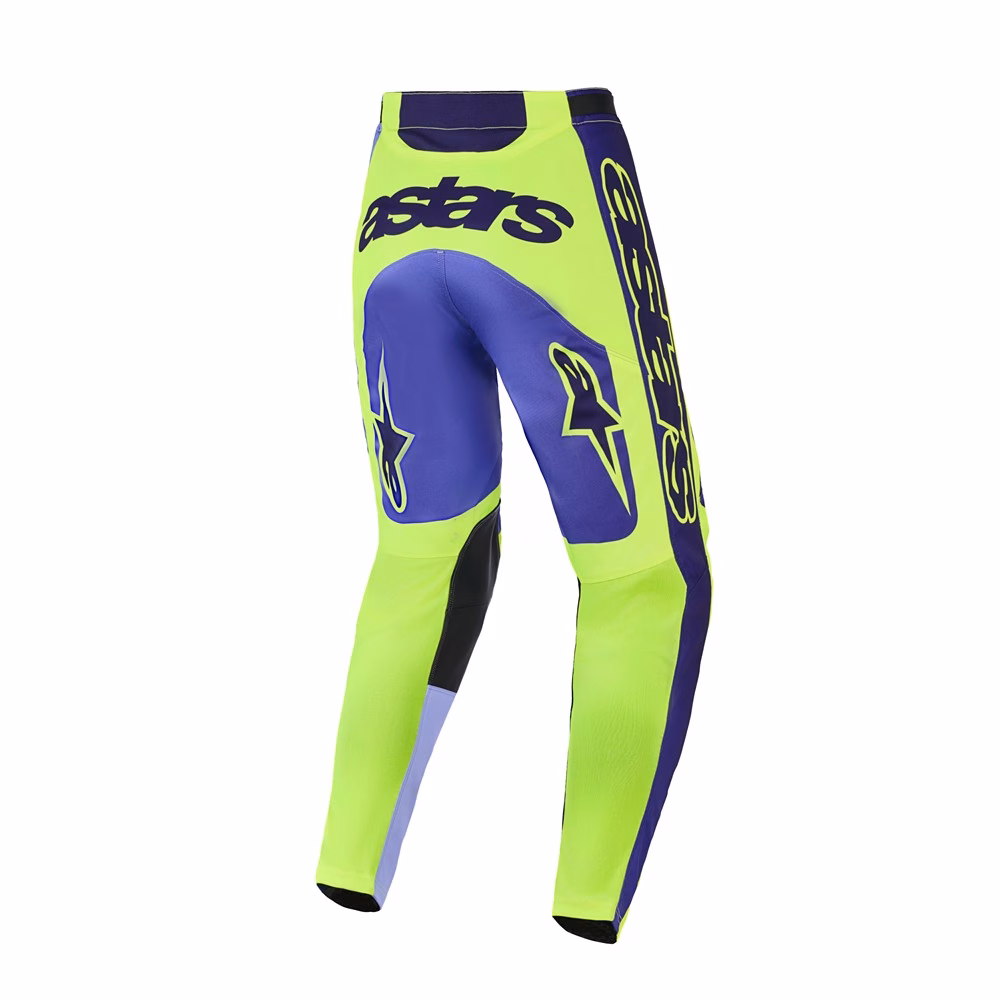 Alpinestars Racer Portl Motocross Pants Purple/Yellow Fluoro