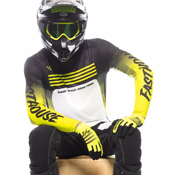 Fasthouse Elrod HyperSonic Motocross Jersey High-Viz