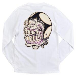 Biltwell Decay Long Sleeve Tee White - Image 2