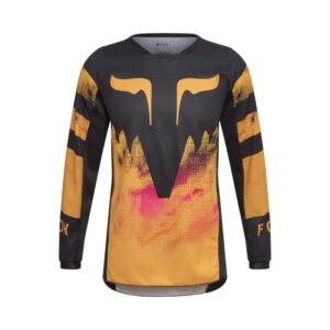Fox 180 Kairos Motocross Jersey Youth Tangerine - Image 1