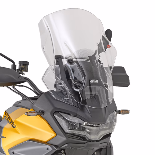 GIVI SCREEN MOTO GUZZI STELVIO 1000 '24-> CLEAR 54x43 - 7cm TALLER