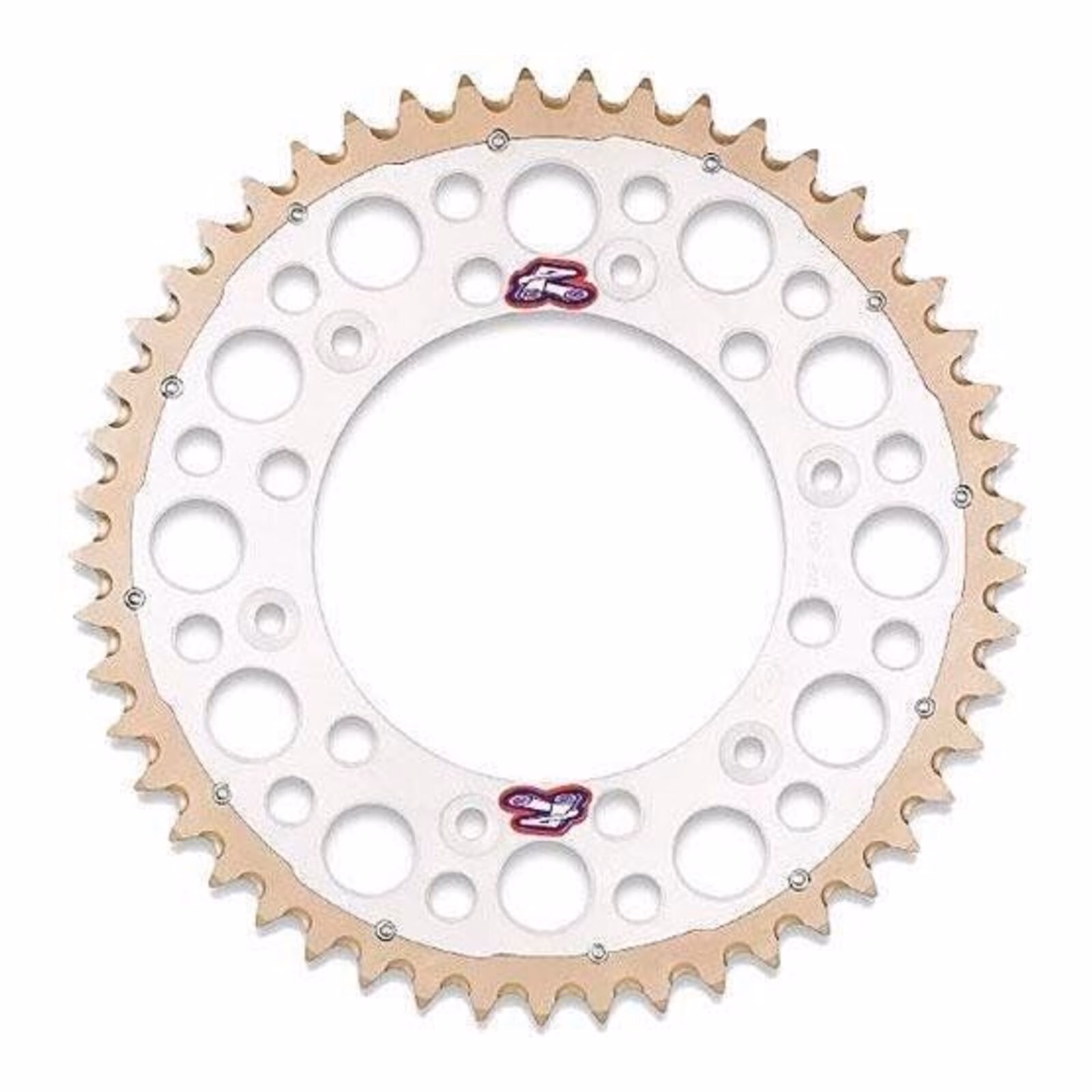 Renthal Sprocket Twinring Silver 52T Bi-Metal Grooved Packed - Image 1