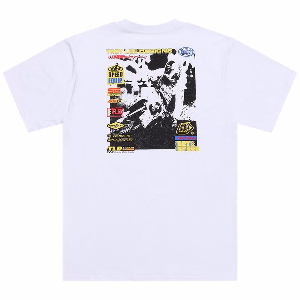 Troy Lee Designs Overload Tee White