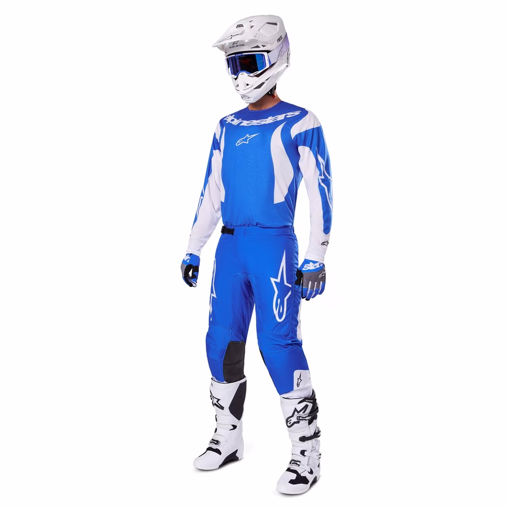 Alpinestars Fluid Haul Motocross Pants Blue/White