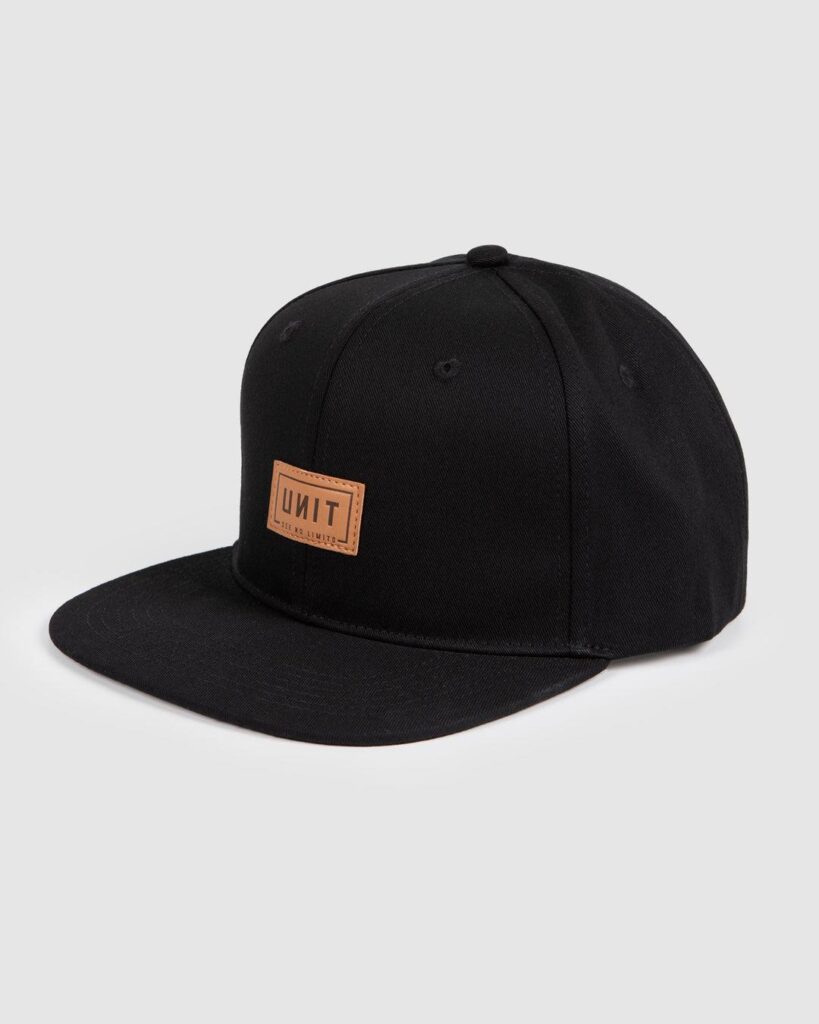 Unit Trade Snapback Cap Black