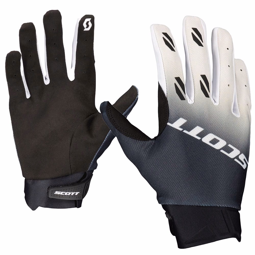 Scott Swap EVO Motocross Gloves Caviar Black/Bright White