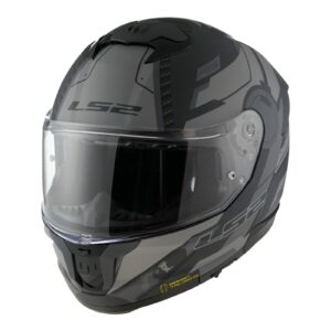 LS2 FF808 Stream II Shadow Road Helmet Matte Titanium / Grey - Image 2
