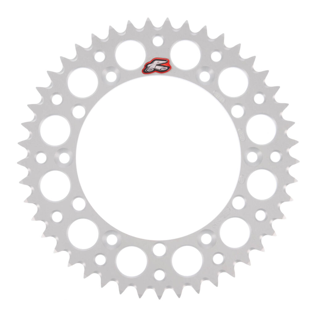 Renthal Sprocket Rear Silver 45T Alloy 7075 T6 Grooved GasGas