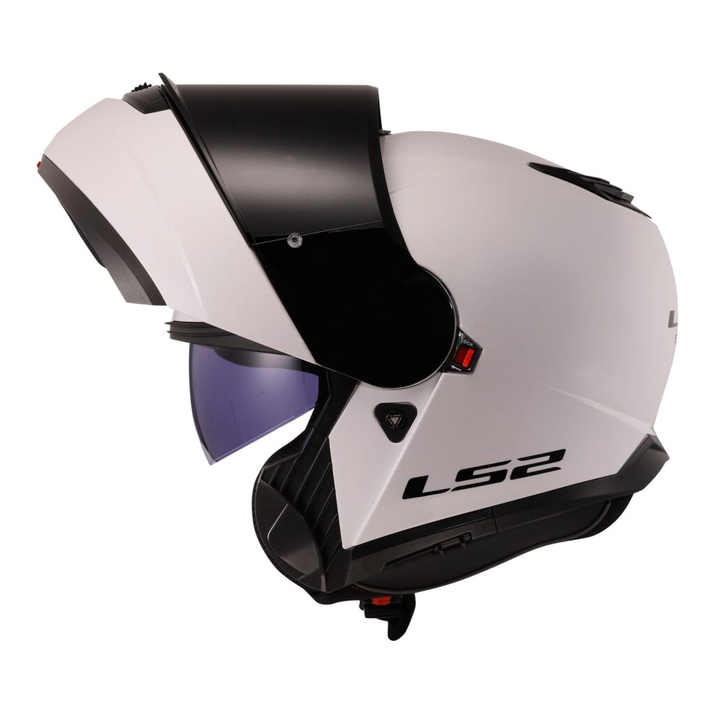LS2 FF908 Strobe II Flip Front Helmet White