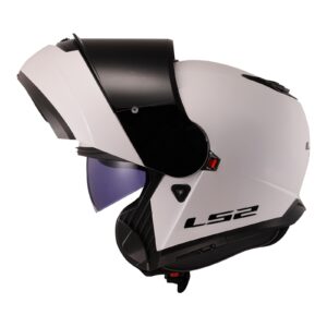 LS2 FF908 Strobe II Flip Front Helmet White - Image 4