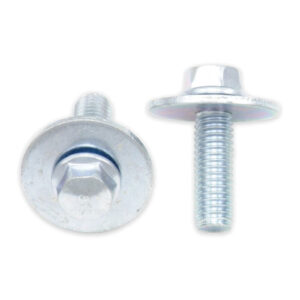 BOLT 6x12mm FLANGE BOLT with 16mm WASHER (Pkt of 10) - Image 1