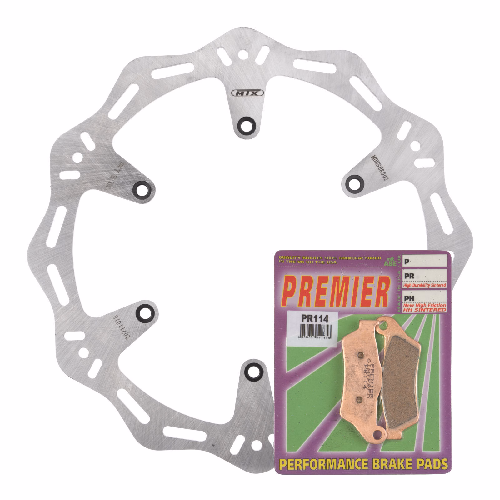 MTX Hornet Disk & Premier Pad Front Kit - KTM - Image 1