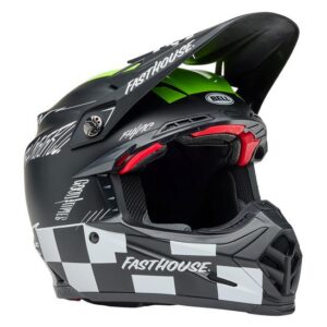 Bell MOTO-9S FLEX FH SMKBMB Motocross Helmet Matte/Gloss Hiviz Yellow - Image 3