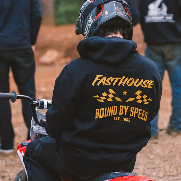 Fasthouse Bound Pullover Hoodie Black