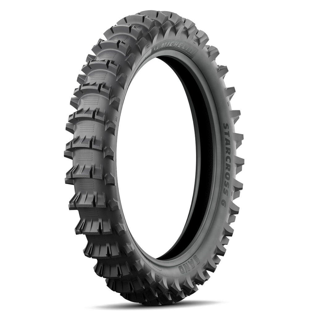 62M Michelin StarCross 6 Sand Tyre NHS TT Rear Motocross Tyre 110/90-19 Bias