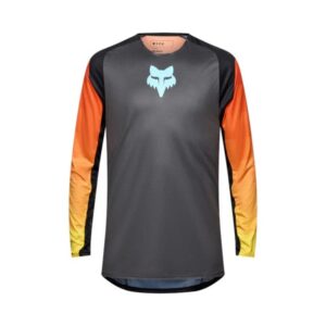 Fox Flexair Grid Motocross Jersey Black/Orange - Image 1