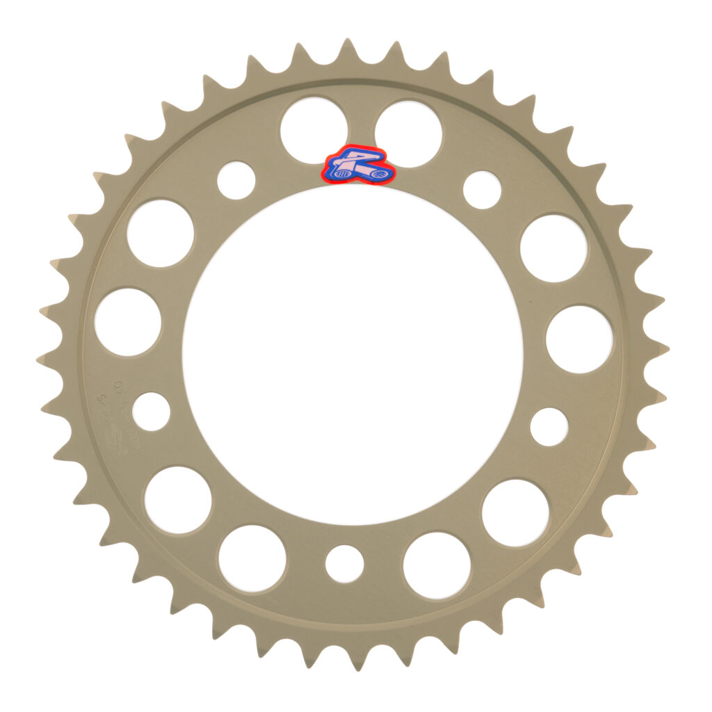 Renthal Sprocket Rear Silver 40T Alloy 7075 T6 Grooved Honda