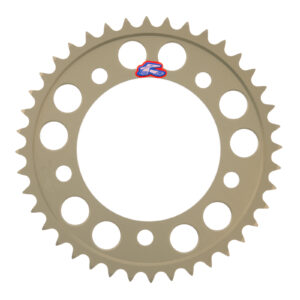 Renthal Sprocket Rear Silver 40T Alloy 7075 T6 Grooved Honda - Image 1