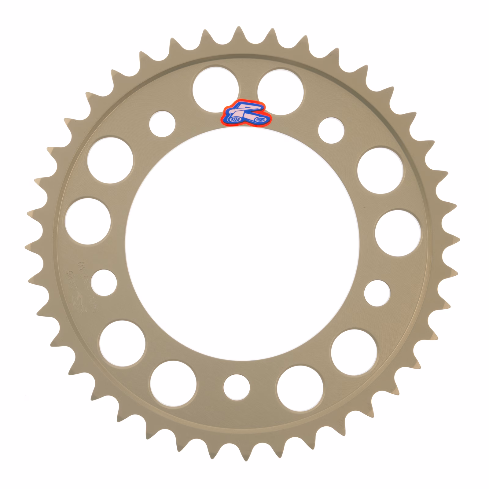 Renthal Sprocket Rear Silver 40T Alloy 7075 T6 Grooved Honda - Image 1