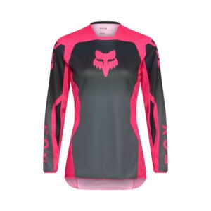 Fox 180 Shield Motocross Jersey Ladies Black/Pink - Image 1